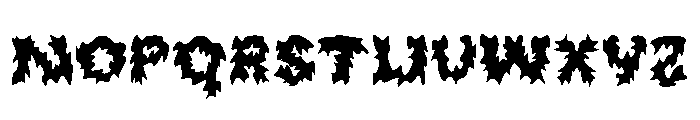 Halloween Spirit Font LOWERCASE