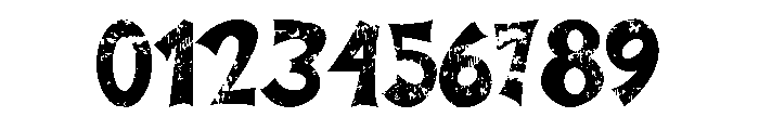 Halloween Vibes Grunge Font OTHER CHARS