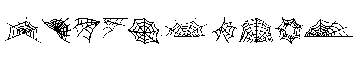 Halloween Web Font OTHER CHARS