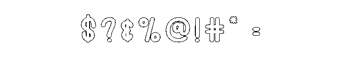 Halloween Wednesday Font OTHER CHARS
