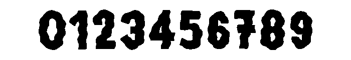 Halloween Wiggle Font OTHER CHARS