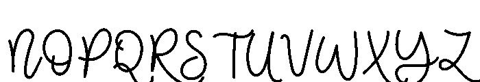 Halloween Wish Font UPPERCASE