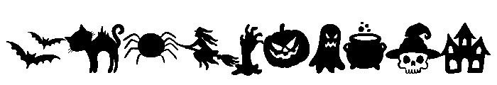 Halloween Witch Magic Font OTHER CHARS