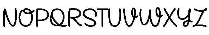 Halloween Witchparty Script Regular Font UPPERCASE