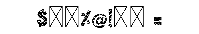 HalloweenCandy3 Font OTHER CHARS