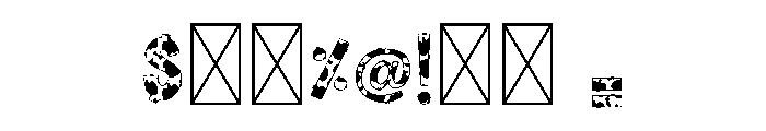 HalloweenCandy4 Font OTHER CHARS