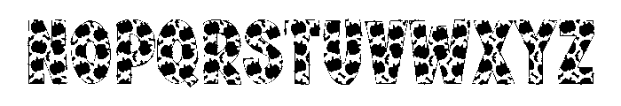 HalloweenCandy4 Font UPPERCASE