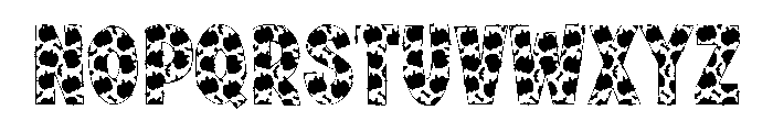 HalloweenCandy4 Font LOWERCASE