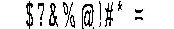 HalloweenExcitement Font OTHER CHARS