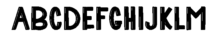 Hallowen Season Font UPPERCASE