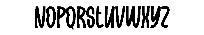 Hallowen2 Font LOWERCASE