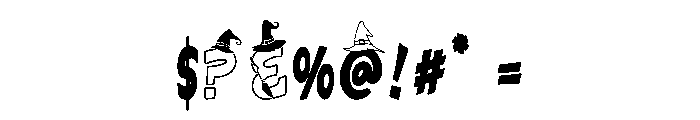 Hallowitch Font OTHER CHARS