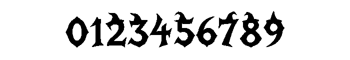 Hallowspire Regular Font OTHER CHARS