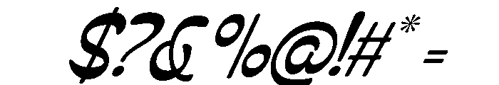 Hallway Authentic Regular Font OTHER CHARS