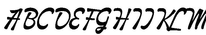 Hallway Authentic Regular Font UPPERCASE