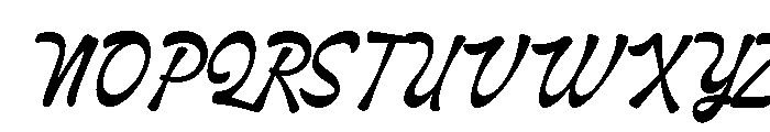 Hallway Authentic Regular Font UPPERCASE