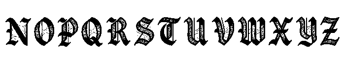 Halston Regular Font UPPERCASE
