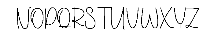 Halteday Font UPPERCASE