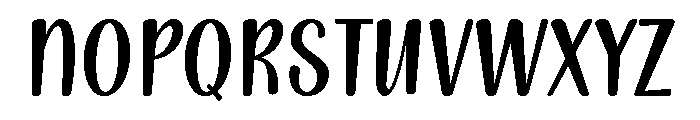 Hamide Font UPPERCASE