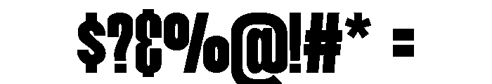 Hammer Regular Font OTHER CHARS