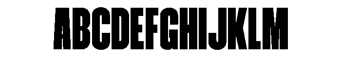 Hammer Regular Font UPPERCASE