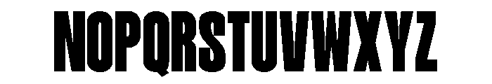 Hammer Regular Font UPPERCASE