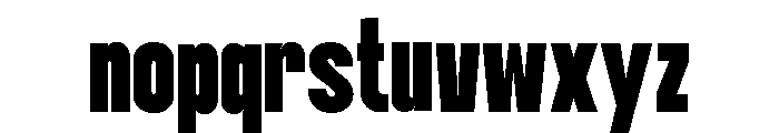 Hammer Regular Font LOWERCASE