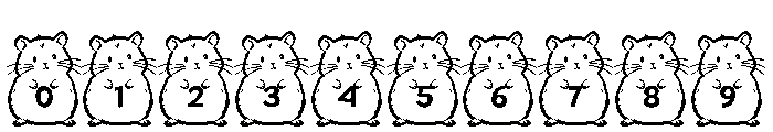 Hammy Alphabet Font OTHER CHARS