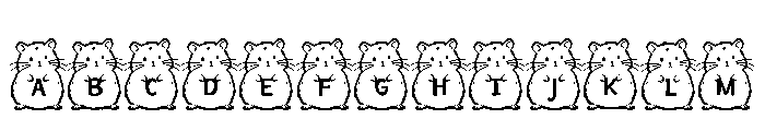 HammyAlphabet FONT