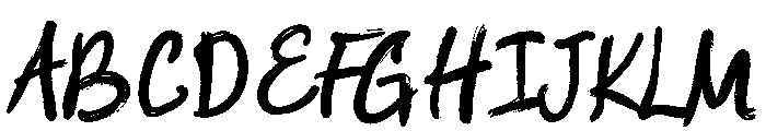 Hampers For Boys Regular Font UPPERCASE
