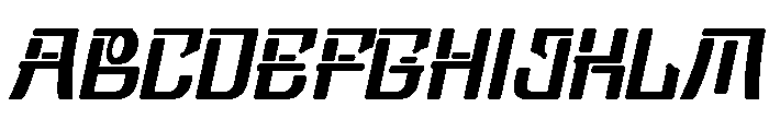 Hamsachin Italic Font UPPERCASE