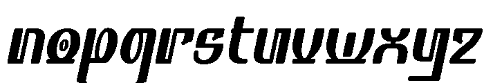 Hamsachin Italic Font LOWERCASE