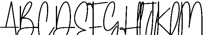 Hamsterday Font UPPERCASE