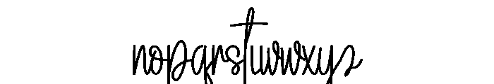 Hamsterday Font LOWERCASE