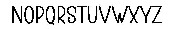 Hamsters Font LOWERCASE
