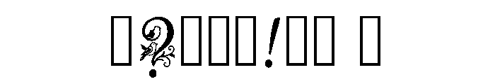 Hamza Regular Font OTHER CHARS