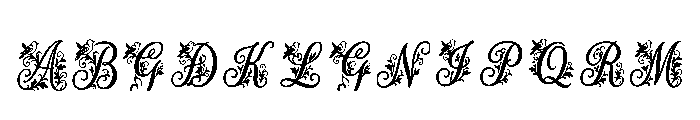 Hamza Regular Font UPPERCASE