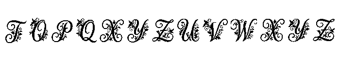 Hamza Regular Font UPPERCASE