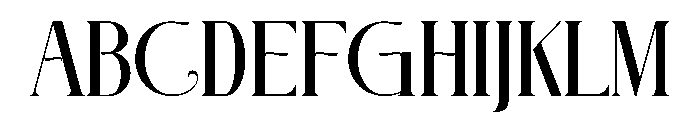 Hanabell Font UPPERCASE
