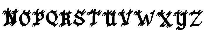 Hand_Calligraphy Font UPPERCASE