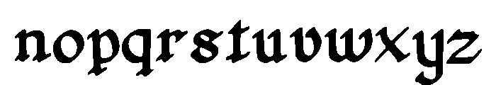 Hand_Calligraphy Font LOWERCASE