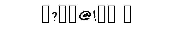 Hand Drawn By Fatia Regular Font OTHER CHARS