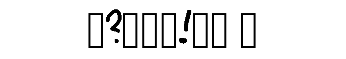 Hand Drawn Marker By Sq Regular Font OTHER CHARS