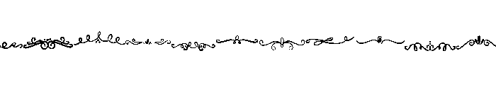 Hand Drawn Ornamental Font UPPERCASE