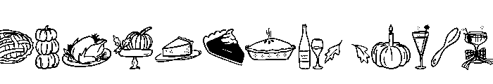 Hand Drawn Thanksgiving FONT