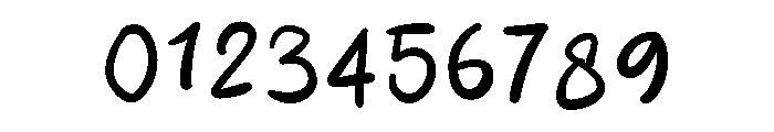 Hand Duck Regular Font OTHER CHARS