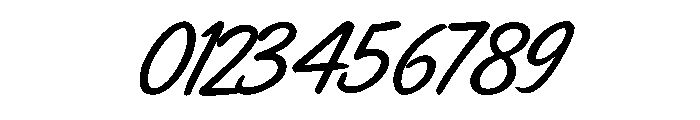 Hand Huruf Letter Miring Reg Font OTHER CHARS