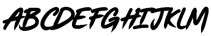 Hand Lespan Font UPPERCASE