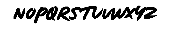 Hand Lespan Font LOWERCASE