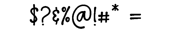 Hand Notes Font OTHER CHARS